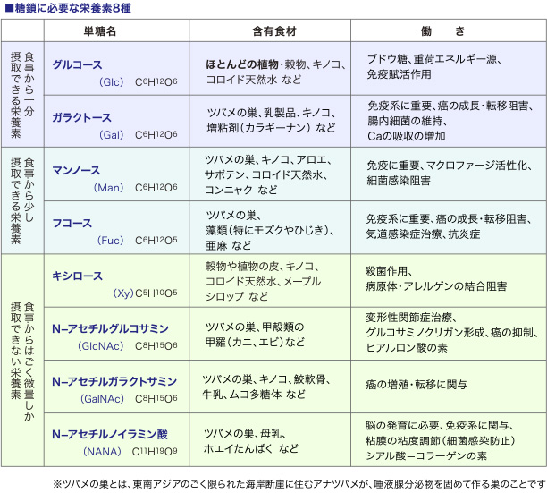糖鎖に必要な栄養素｜「糖鎖」でヘルシースマート・リカバリー｜Smart 